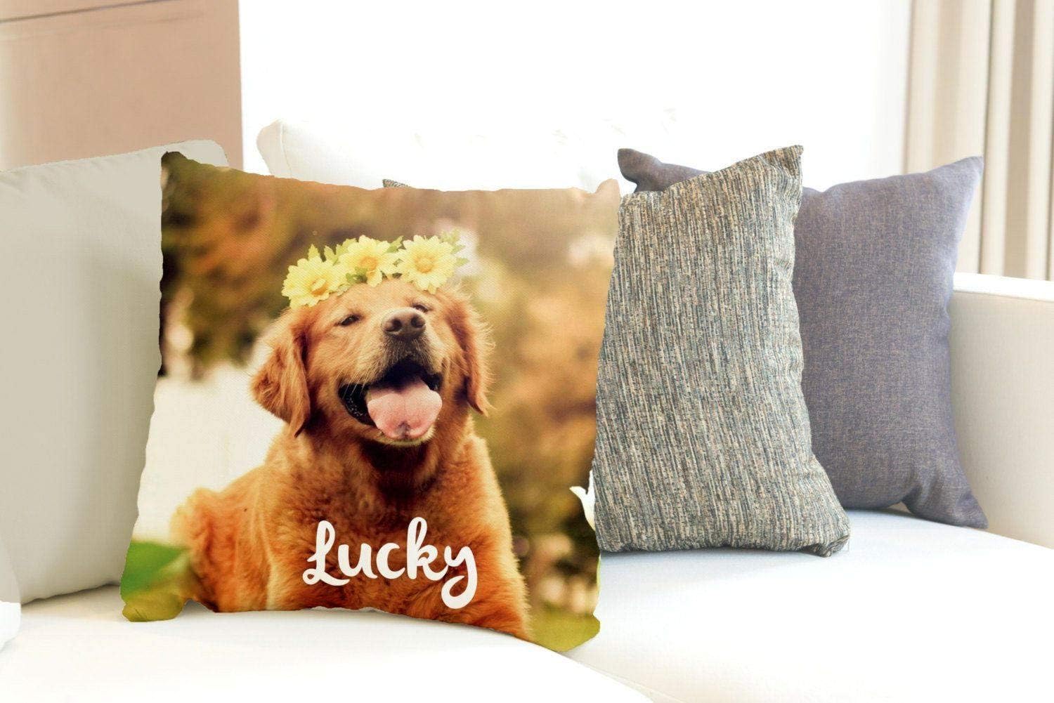 Penelope Photo Pillow Personalized Photo Throw Pillow Custom