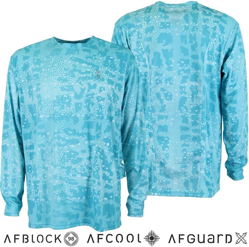 AFTCO Bushido Performance Long Sleeve Shirt - Mint - XL