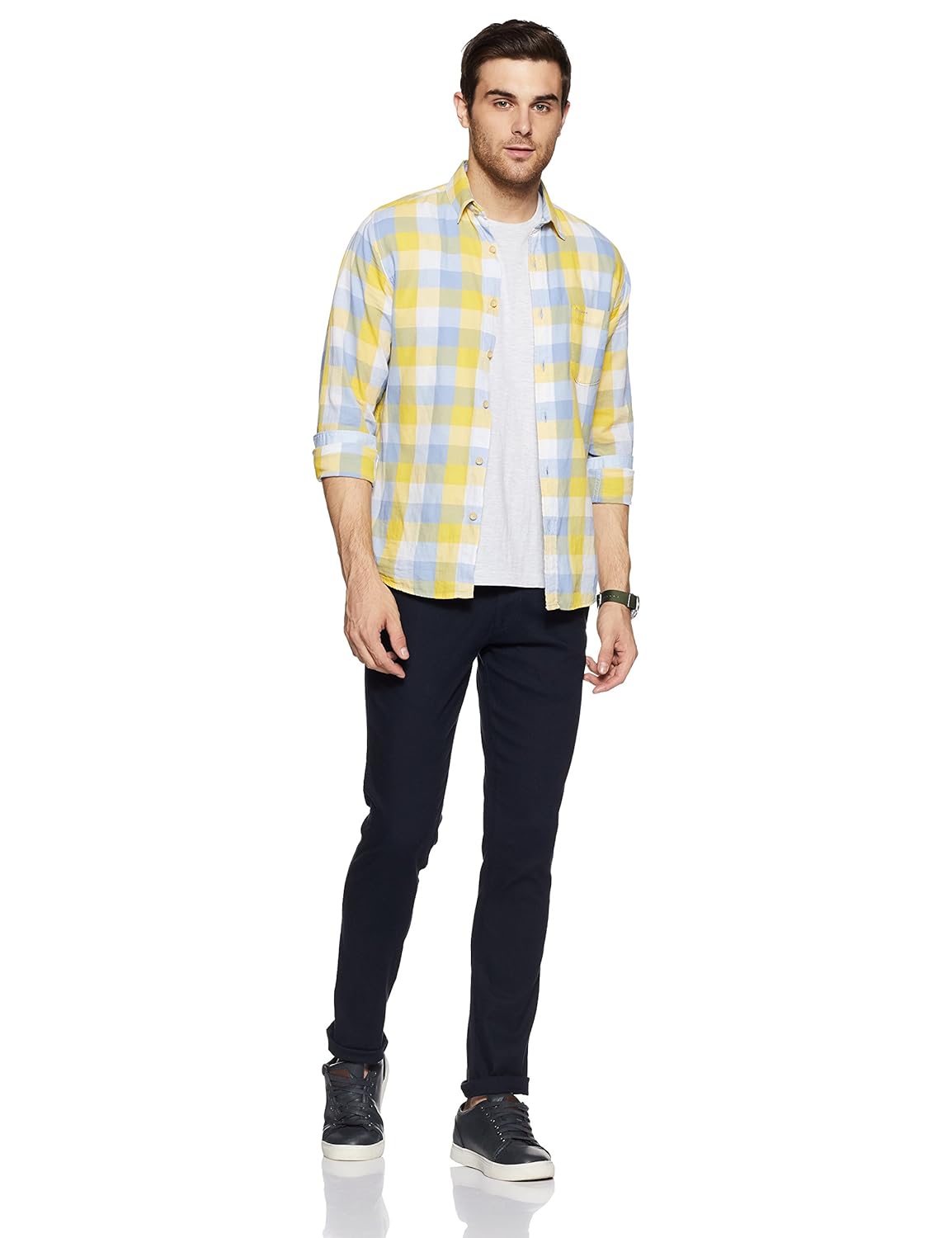 diverse men's slim fit casual trousers