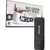 OptiSigns OptiStick Digital Signage Player - Android-Based 4K UHD HDMI Stick, Quad Core, WiFi/Ethernet, Remote Screen Management