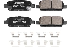 HYFTJYZ Ceramic Rear Brake Pads for Automotive Replacement Compatible with Infiniti,Nissan Rogue/Murano/Altima/Sentra/Pathfinder,Disc Brake Pads for Car Rear Rotor,Easy to Install,No squeaking,Long-Lasting