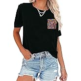 Women Sequined Splicing Short Sleeve T-Shirt Fashion Sparkle Sequin Party Tops Glitter Summer Beach Vacation Tee Shirt