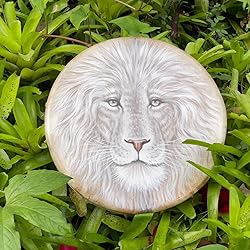 Firlar Lion Shaman Drum, 10 Inch Lion Pattern