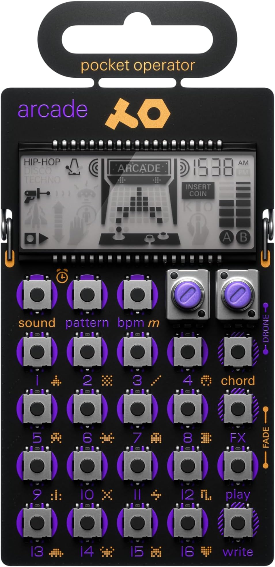 Teenage Engineering PO-20 Arcade Pocket Operator 8-bit Synthesizer Sequencer