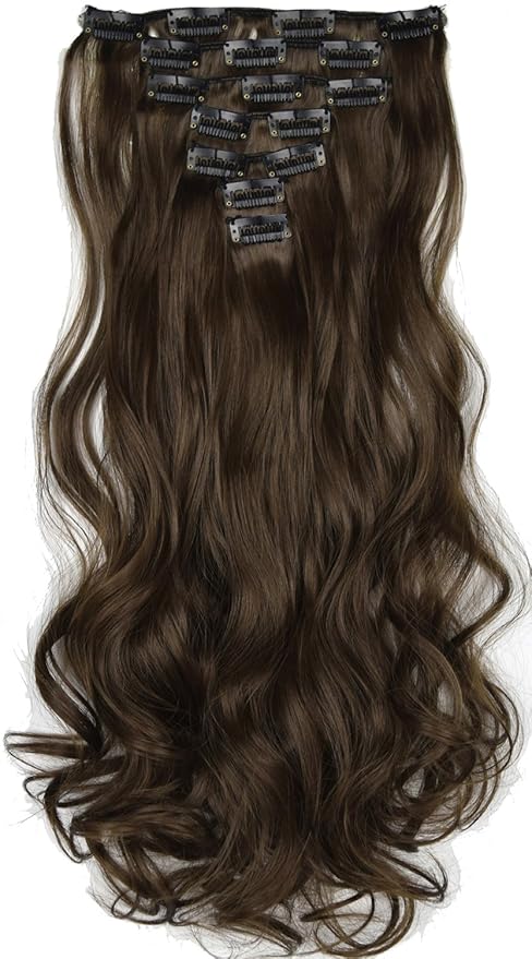 Buy Medium Ash Brown 8a Topreety Wavy 20 130gr 7pcs Full Head