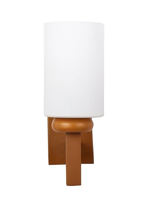 Trendy Designe Stylish Glass Wall Lamp Light with Unique Wooden Fitting and All Fitting & Fixture (Set of Four Lamp) GN4R114