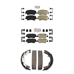 Transit Auto Front Rear Ceramic Disc Brake Pads Kit