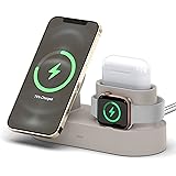 elago MS Charging Station 2 - Compatible with iPhone 15, iPhone 14, MagSafe Charger, iPhone 13, iPhone 12, AirPods Pro 2, Air