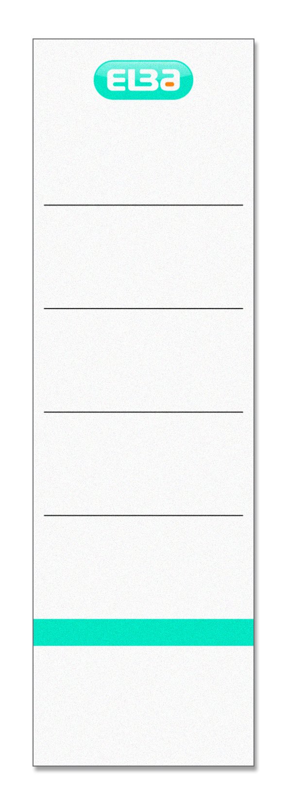Elba 400039632 Spine Labels Wide/Self-Adhesive / 242 x 64 MM Pack of 10 White