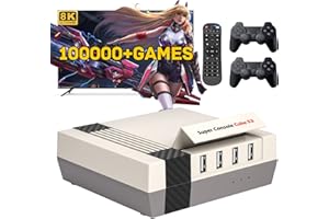 Kinhank Super Console Cube X3 Video Game Consoles Built-in 100000+ Games, Android 9.0/Emuelec 4.5/CoreE System, S905X3 Chip, 