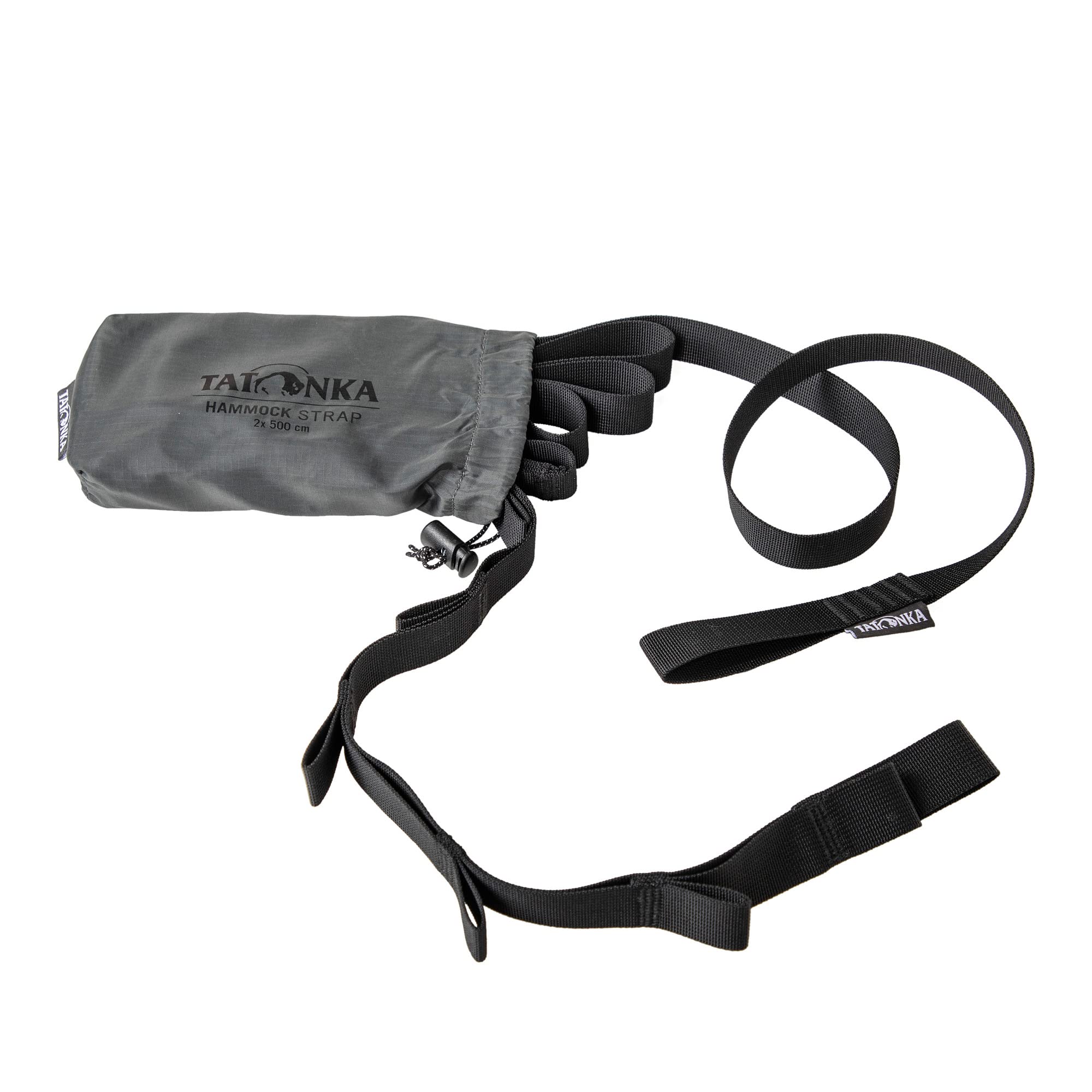 Tatonka Hammock Strap 5 M – Webbing Strap for Attaching Outdoor Hammocks – Pack of 2 – Includes Packing Bag – Length: 5 Metres/Width: 25 cm