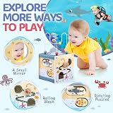 Airlab Wooden Activity Cube 6 in 1 Montessori Toys for 12 Months+ view 3