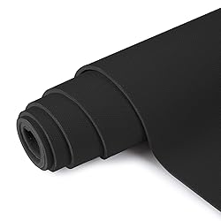 otoez Black Headliner Material 1/8" Foam Backing