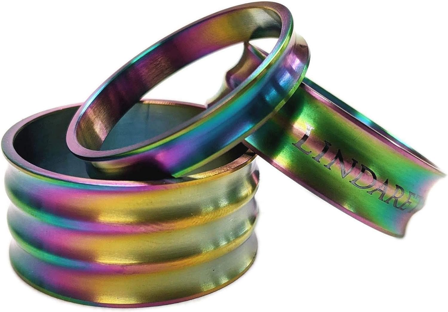 Lindarets Titanium Headset Spacer Kit WaooMart