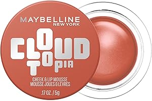 Maybelline New York Cloudtopia Blush, Cheek & Lip Mousse, Blurred Matte Finish, Sweat-proof, Transfer-proof, Ultra-pigmented,