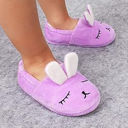 ESTAMICO Toddler Girls' Bunny Slipper Cartoon