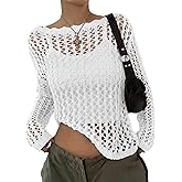 EVALESS Off The Shoulder Loose Knit Summer Sweater for Women Beach Vacation Clothes for Women Trendy 2026