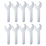 HARFINGTON 10pcs Small Wrench 25x126x2.8mm Metric