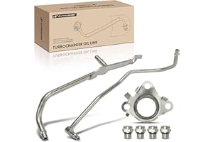 A-Premium Passenger Side Turbo Coolant Line Kit Compatible with Ford F-150 2011-2016, Transit-150/250/350 2015-2021, Transit-