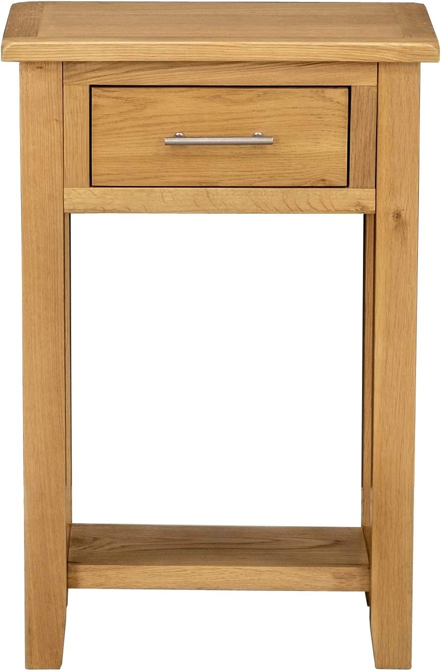 Nebraska Oak - 1 Drawer Console Table With Shelf/Hall Unit/Living Room Furniture