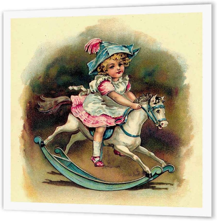 girl on rocking horse