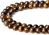 XIANNVXI 8mm Tiger Eye Beads 47 Pcs Natural Crystal Round Jewelry Craft view 2