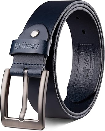 solid leather mens belts