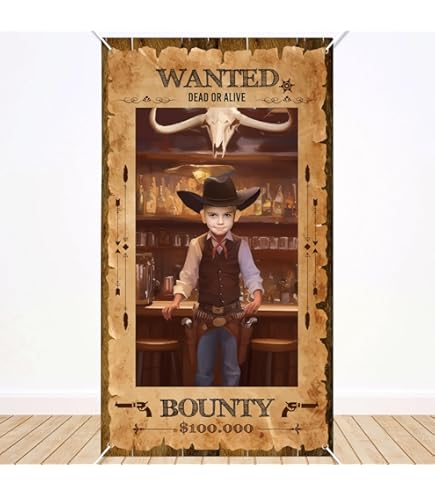 Big Dot Of Happiness Funny Western Hoedown – Kit D'accessoires Pour Photomaton De Cowboy Sauvage – 10 Pièces