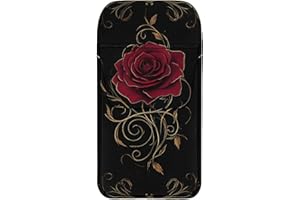 SUITOSELFY Red Rose Pocket Protector Leather Pencil Pouch Pen Holder for Lab Coats Shirt Pants Pocket Protectors for Pens and Pencils Multi-Purpose Pocket Pouch Organizer for Men Women