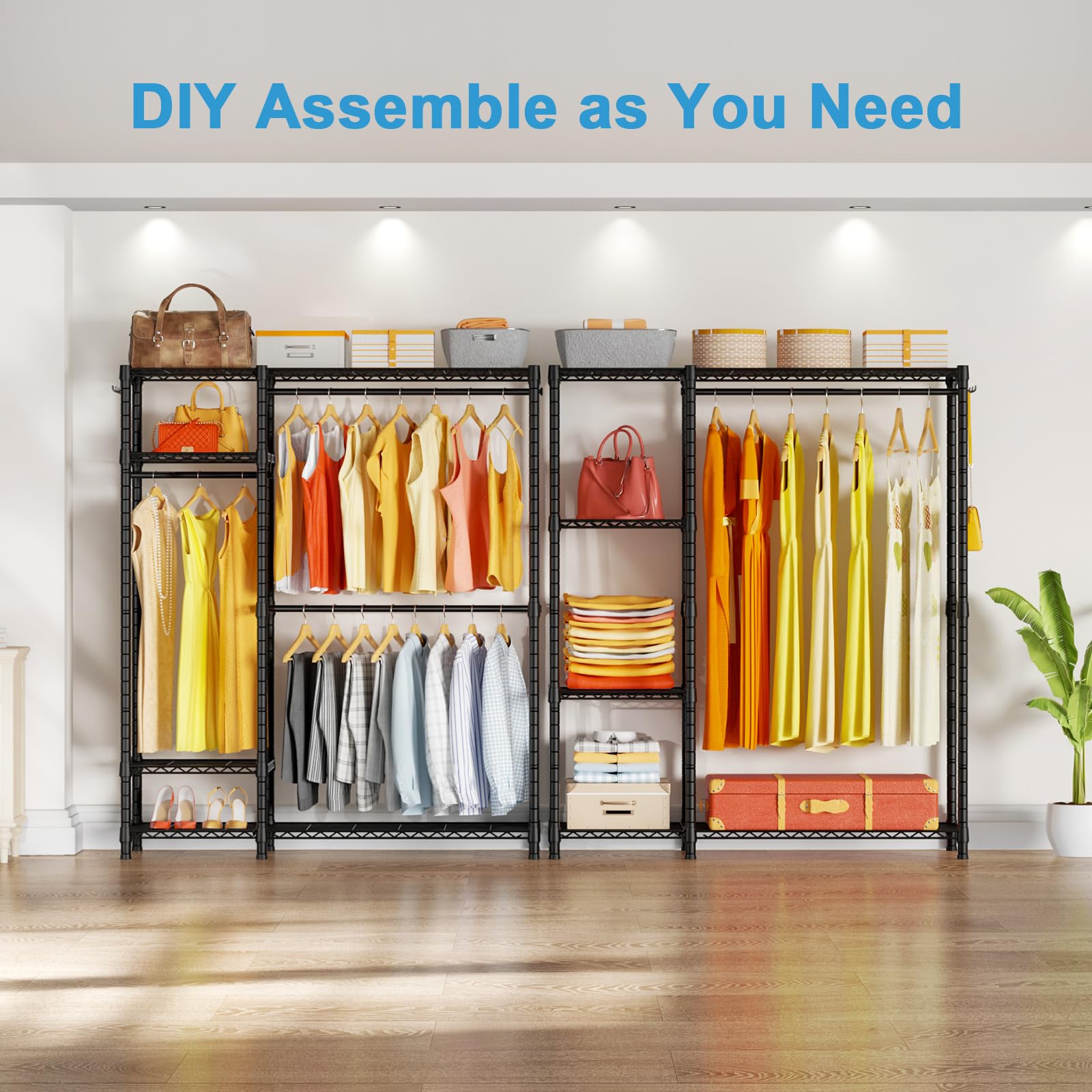 Mua F7 Garment Rack Heavy Duty Clothes Rack, Clothing Racks for Hanging ...