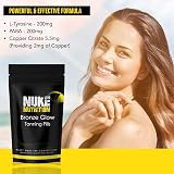 Nuke Nutrition Tanning Tablets x120 - Fast Tan Accelerator Supplement Natural view 5