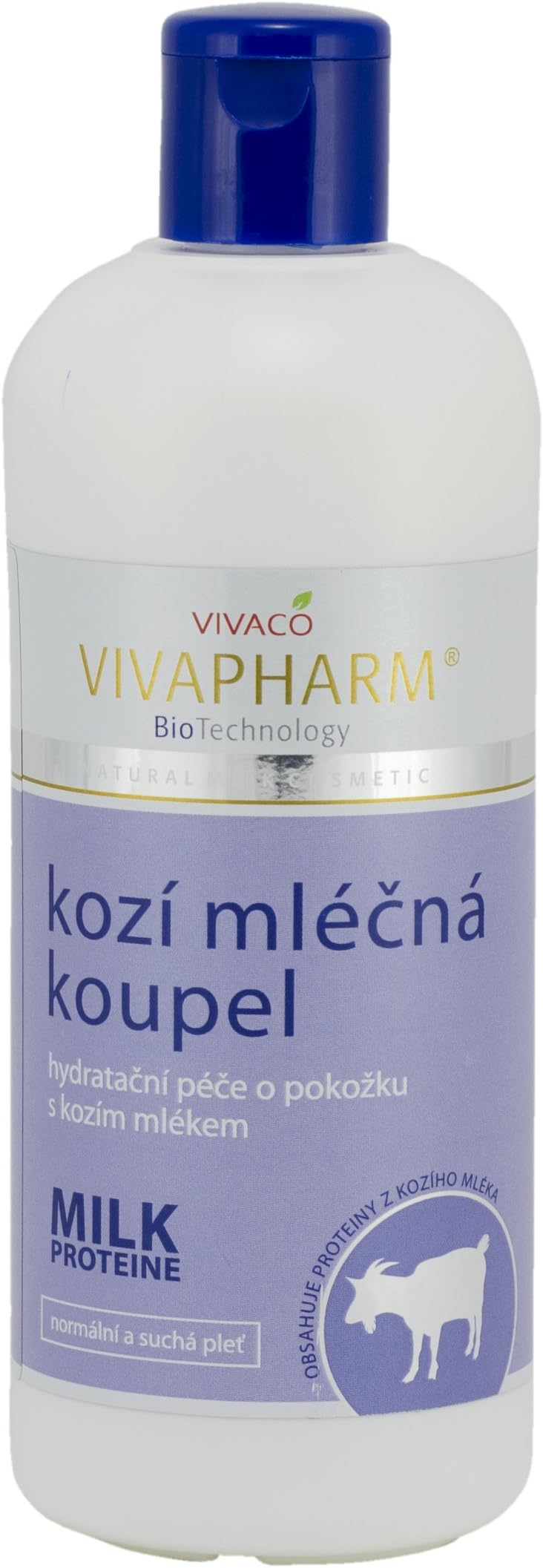 Vivaco Vivapharm Goat's Milk Moisturizing Cream/Bath, 400 ml