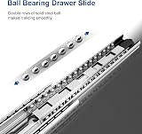 VADANIA 800mm Soft Close Heavy Duty Drawer Slides 120kg 3-Fold Ext view 7