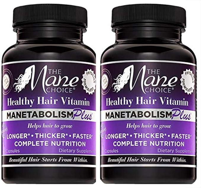 THE MANE CHOICE - MANETABOLISM PLUS: Healthy Hair Growth Vitamins (60