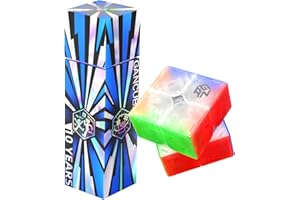 GAN 251 M Leap 2x2 Speed Cube Magnetic, Mini Cube Brain Teaser 56 Magnets Puzzle Fidget Toy for Kids Adults Practice Collecti