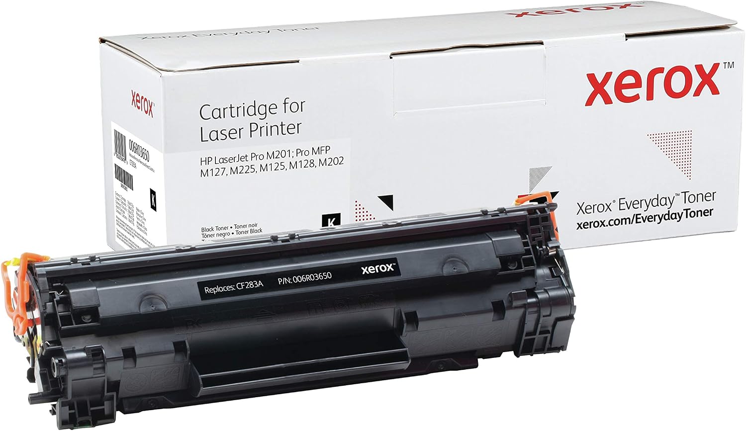 Everyday by Xerox Compatible HP CF283A (83A) Black Toner for use in HP LaserJet Pro M201; Pro MFP M127, M225, M125, M128