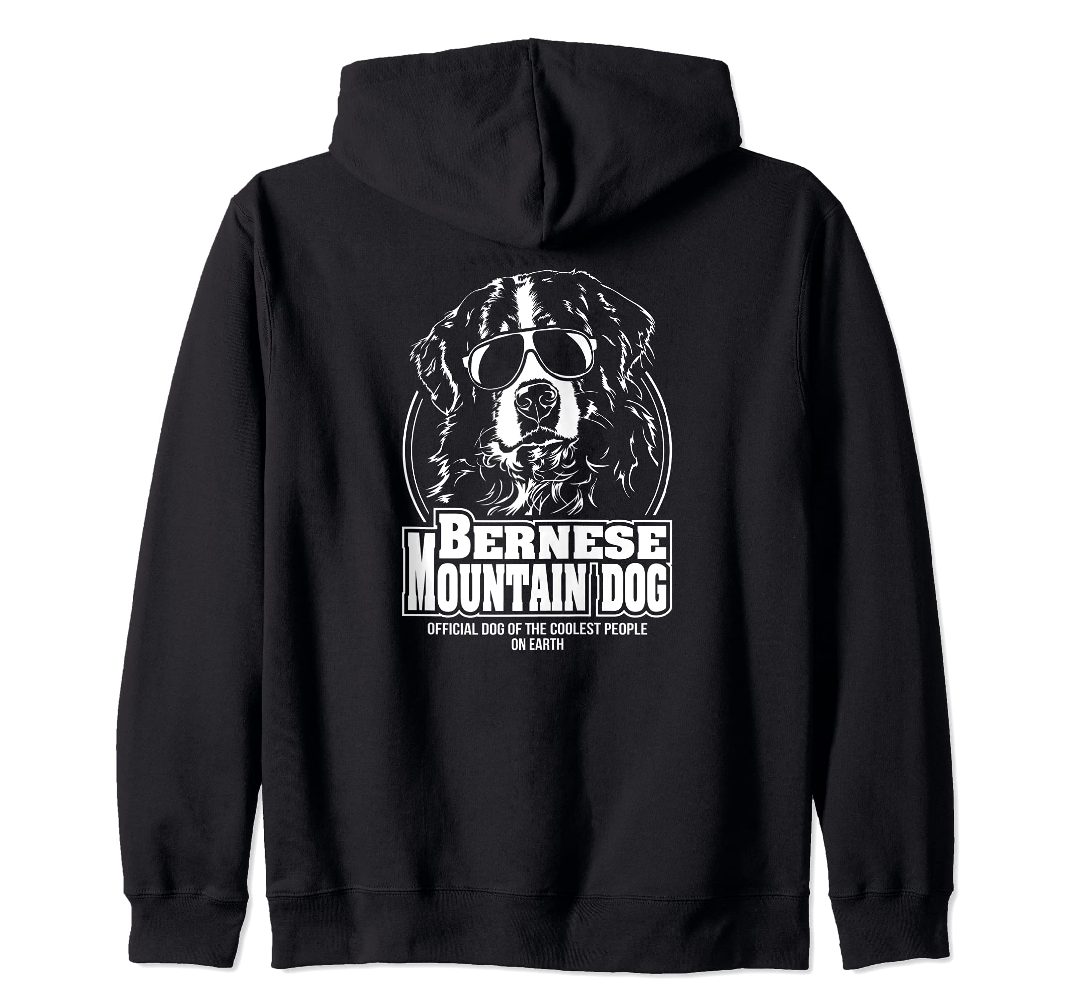 Funny Proud Bernese Mountain Dog coolest people dog saying Zip Hoodie