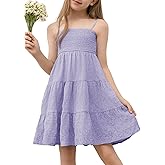 blibean Girls Summer Sundress Tween Sun Dresses Size 6-15 Years Old