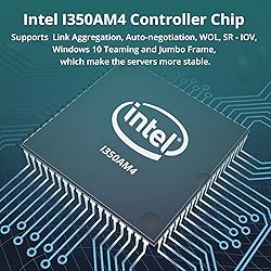 ipolex Intel I350-T4 Network Card, 4 Port NIC, Low