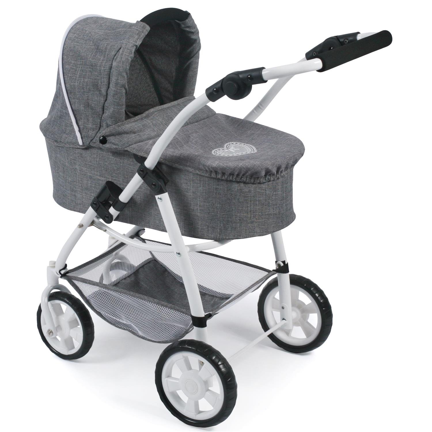 Bayer Chic 2000 637 Doll Stroller, Grey