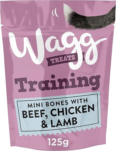 Wagg Training Beef and Chicken Dog Treats 125g Pack of 7 Oven Baked