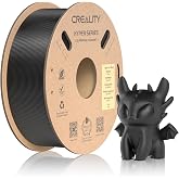 Official CREALITY Hyper PLA Filament 1.75mm, High Speed PLA 30-600mm/s Rapid 3D Printer Filament, Dimensional Accuracy +/-0.02mm, Fit Most FDM 3D Printers, 1KG(2.2lbs) Spool Black