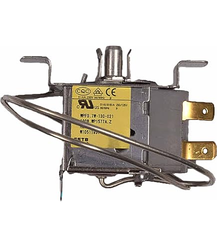 2-Pack 2198202 Cold Control Thermostat Replacement For Whirlpool ED25QFXHW02 Refrigerator - Compatible With WP2198202, UpStart Components