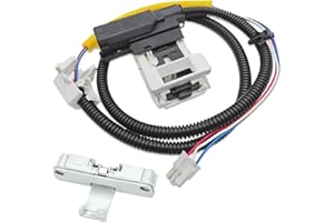 NLZQMBC Upgraded WTW5000DW1 WTW4955HW1 WTW4855HW2 Washer Lid Lock Latch and Strike Fit for Kenmore Whirlpool Maytag Washer WTW4816FW2 MVWC565FW2 MVWC465HW0 NTW4519JW2 NTW4516FW4 NTW4516FW0 WTW5000DW3
