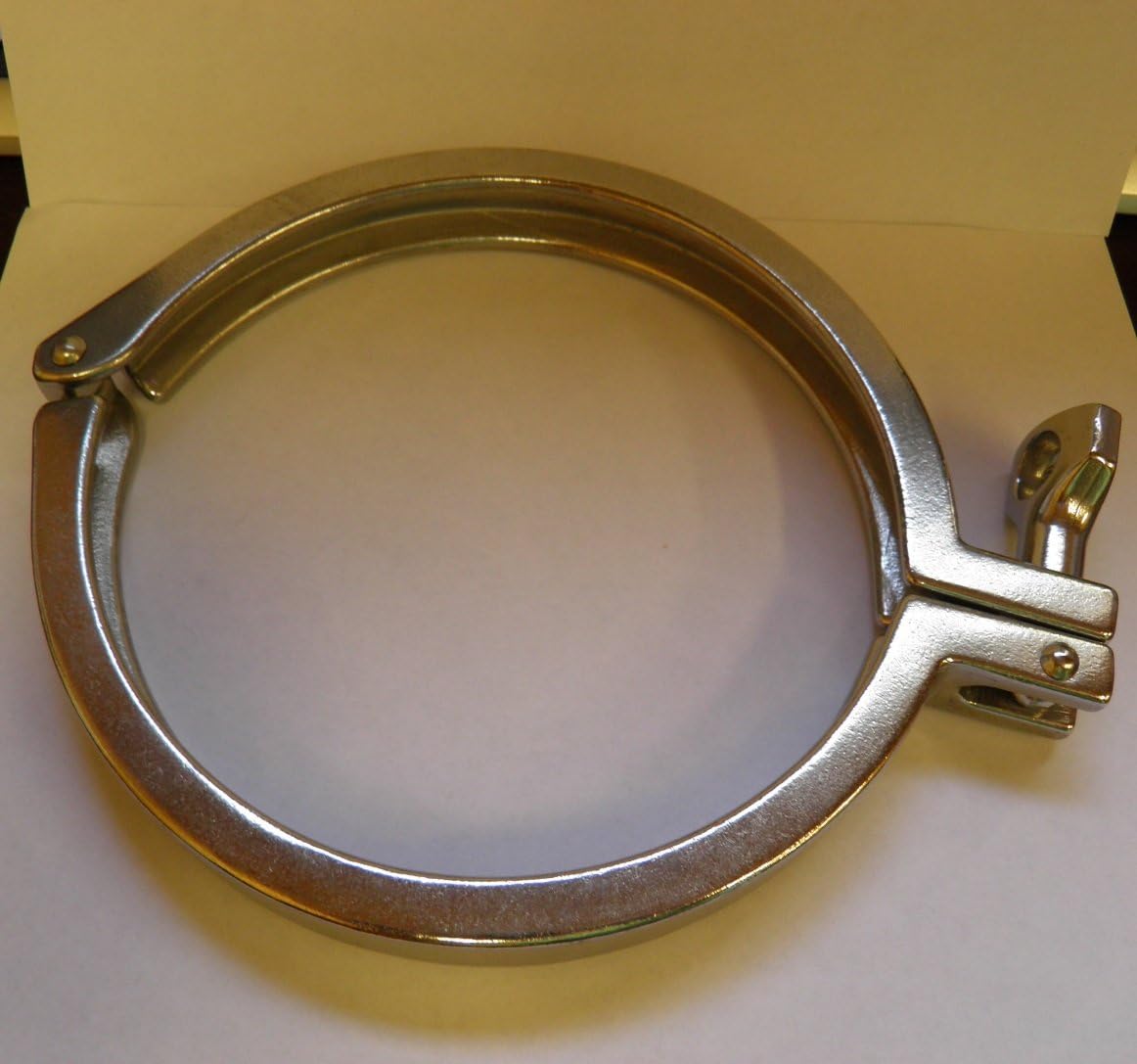Moonshine Still Stainless Steel Tri Clover Clamp (Tri Clamp) 6"