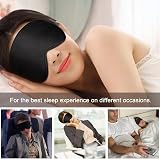 Gritin Silk Sleep Mask with Adjustable Strap and Ear Plugs view 3