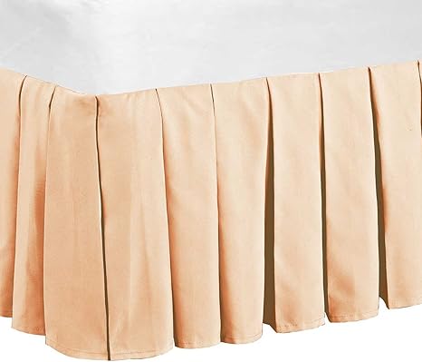 Amazon Com Serenta 14 Drop Microfiber Dust Ruffle Bed Skirt Queen Salmon Home Kitchen