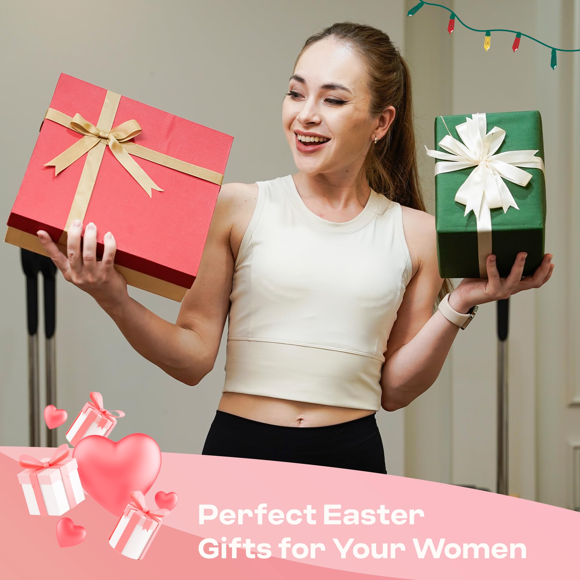 CoolMate Pilates Socks with Grips for Women, Yoga Socks, Crew Non Slip Women for Workout, Barre, Pilates Gifts