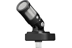 Shure MV88 USB-C Microphone for Mobile Recording, Portable Wireless Mic for Vlogging with Auto Level Mode, Real-Time Denoiser