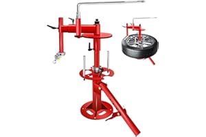 CGENWDCH Portable Manual Tire Changer Machine with Gear Transmission System, Save Time and Effort, 4''-21'' Tire Change, Fit 